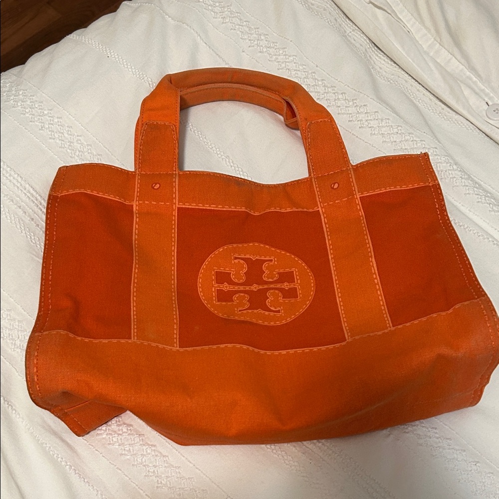 Tory Burch Orange Tote Bag